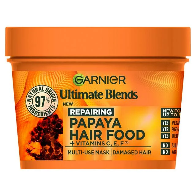 Garnier Ultimate Blends Repairing Hair Food Papaya & Amla 3 In 1 Damaged Hair Mask 390ml price in bangladesh