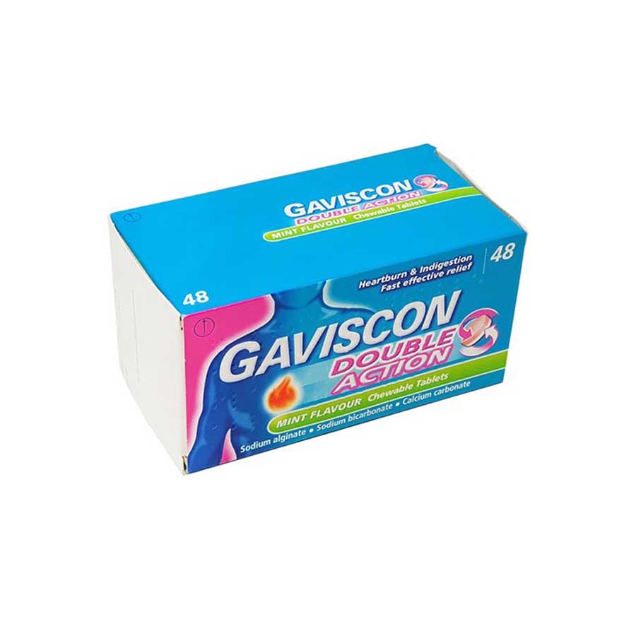 Gaviscon Double Action Mint Chewable 48 Tablets price in bangladesh