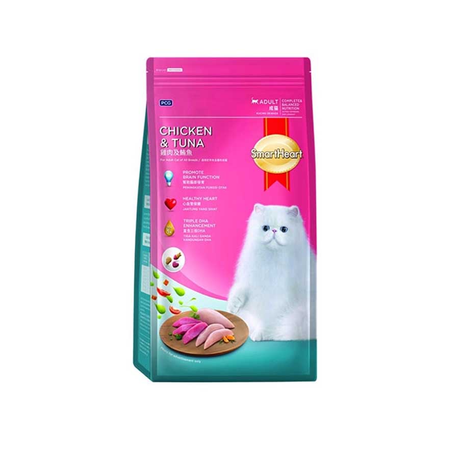 SmartHeart Adult Cat Food Chicken and Tuna 3Kg price in Bangladesh | Authentic Product by Shundorjo
