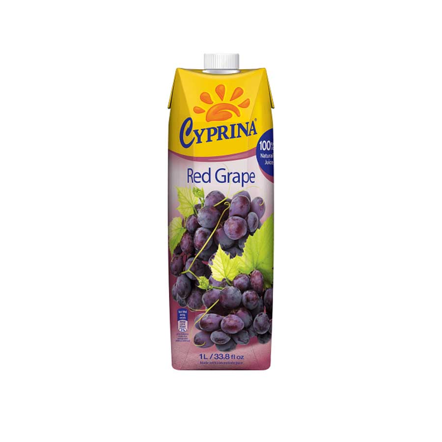 Cyprina Red Grape Juice 100% Natural 1ltr price in Bangladesh | Authentic Product by Shundorjo