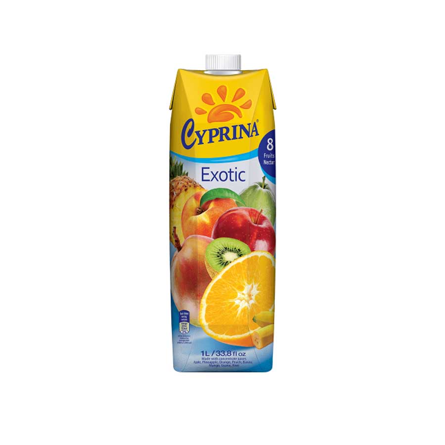 Cyprina Exotic 8 Fruits Nectar Juice 100% Natural 1ltr price in Bangladesh | Authentic Product by Shundorjo