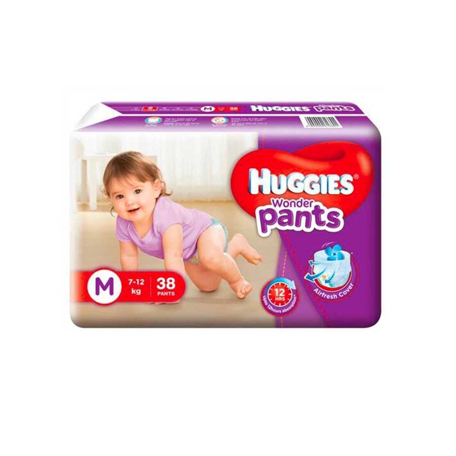 Huggies Baby Diaper Wonder Pants M (7-12kg) 38pcs price in Bangladesh | Authentic Product by Shundorjo