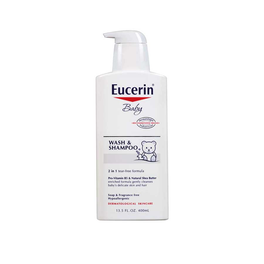 Eucerin Baby Wash and Shampoo Fragrance Free 400ml price in Bangladesh | Authentic Product by Shundorjo