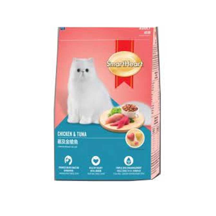 Smartheart Cat Food Chicken and Tuna 3kg (Extra 400gm) price in Bangladesh | Authentic Product by Shundorjo