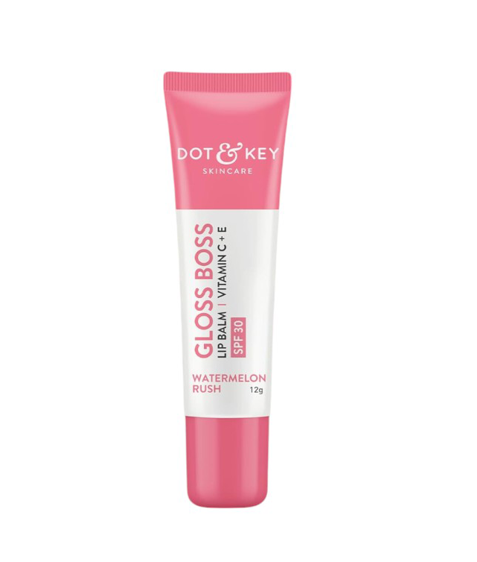 Dot and Key Gloss Boss Vitamin C + E Lip Balm with SPF30 Watermelon Rush 12gm price in Bangladesh | Authentic Product by Shundorjo