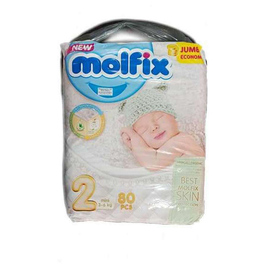 Molfix Baby Diaper Belt Mini 2 (3-6kg) 80pcs price in Bangladesh | Authentic Product by Shundorjo
