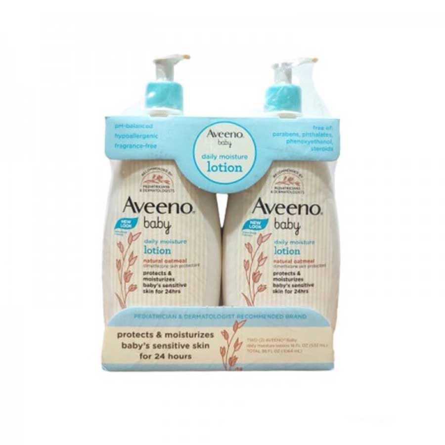 Aveeno Baby Daily Moisture Lotion Fragrance Free 2 pack price in Bangladesh | Authentic Product by Shundorjo