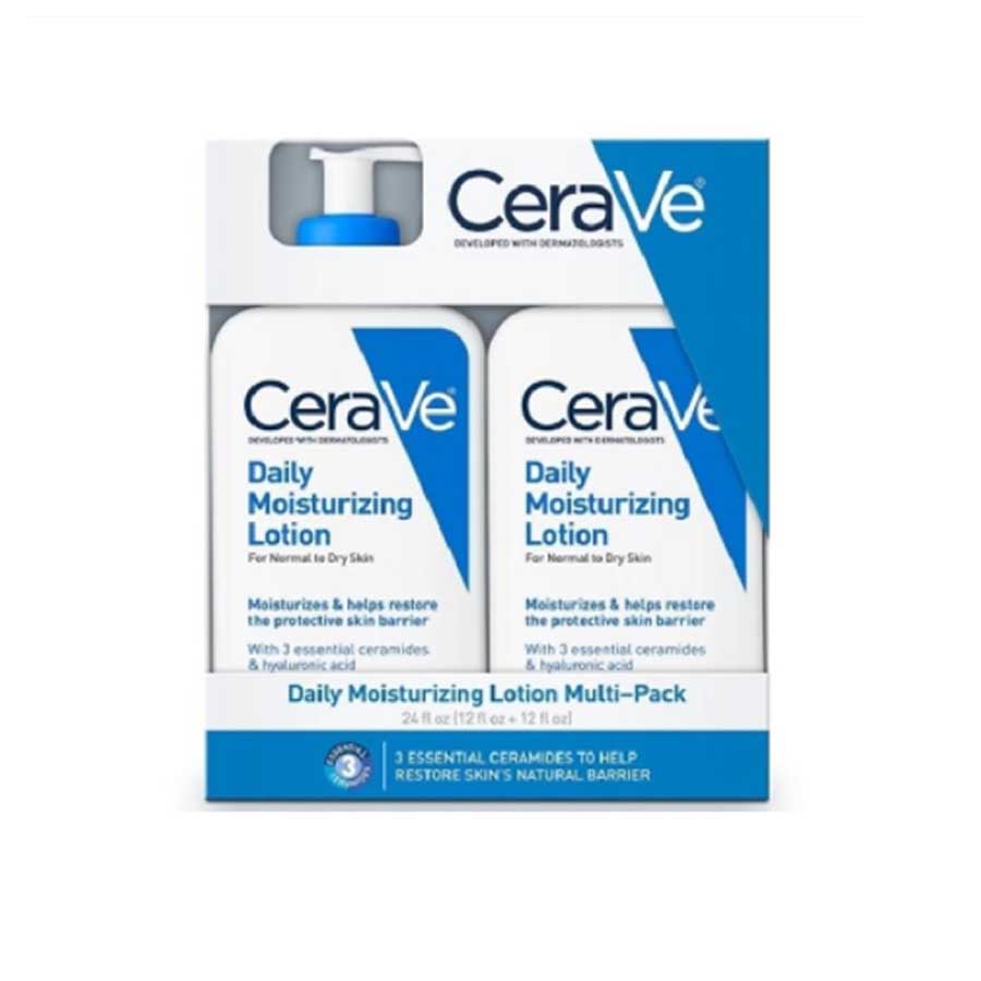 CeraVe Daily Moisturizing Lotion 355ml Dual Gift Pack price in Bangladesh | Authentic Product by Shundorjo
