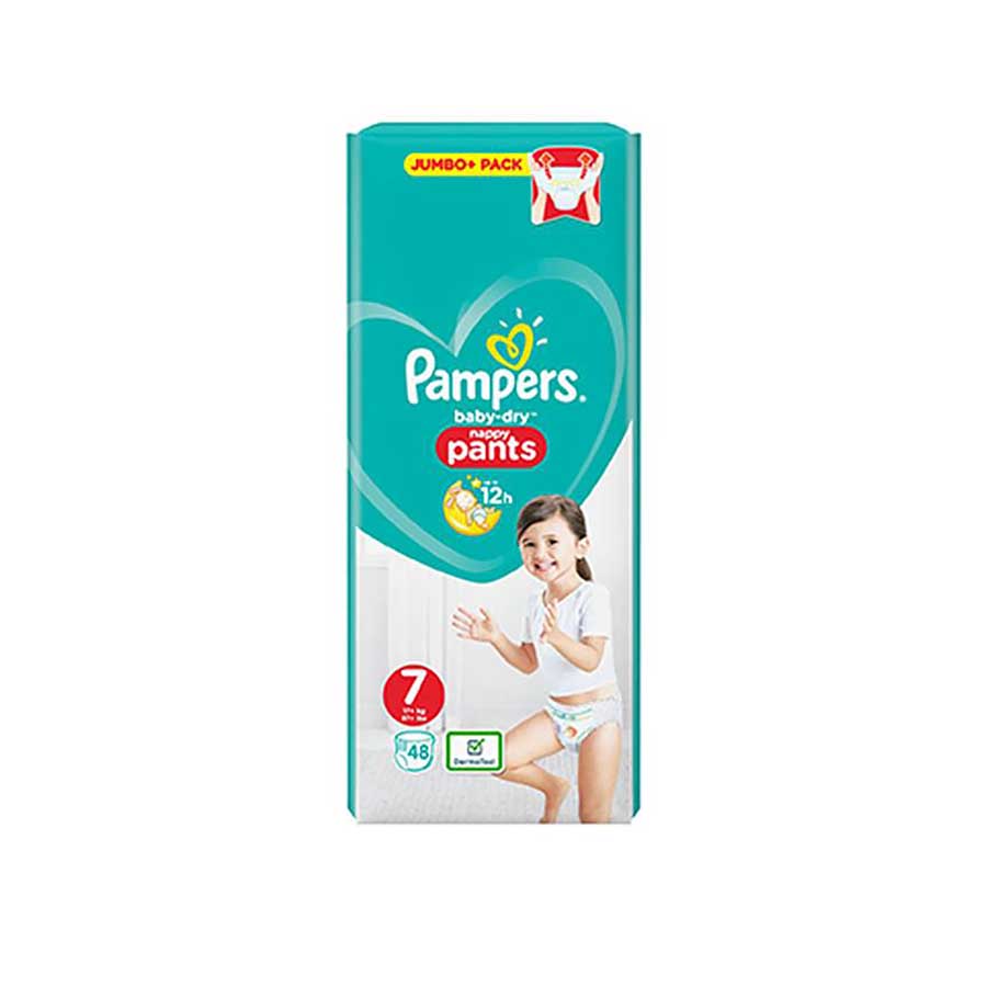 Pampers Baby Dry Pant Jumbo Pack 7 (17kg+28 ) 48pcs price in Bangladesh | Authentic Product by Shundorjo