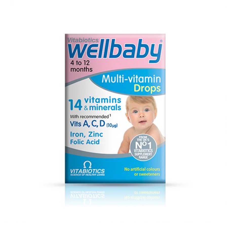 Vitabiotics Wellbaby Multivitamin Drops 4 to 12 Month 30ml price in Bangladesh | Authentic Product by Shundorjo