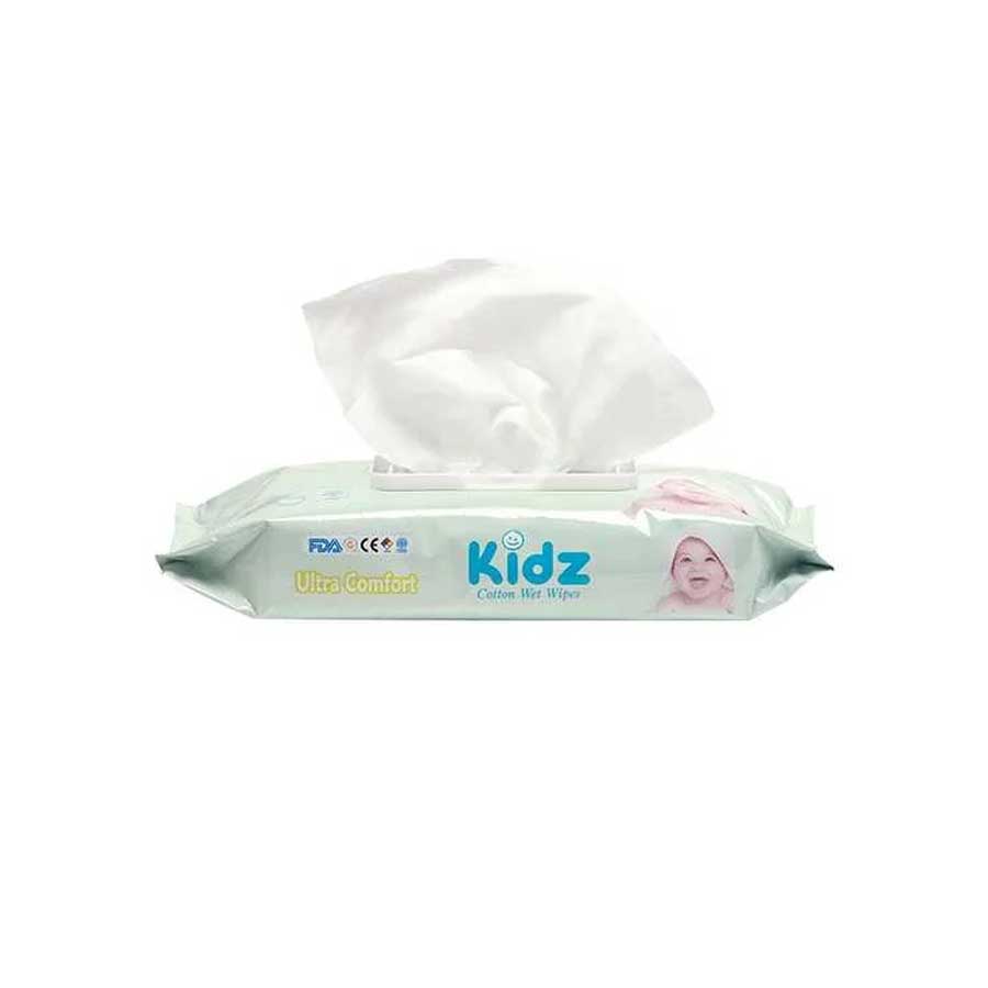 Kidz Cotton Baby Wet Wipes 56pcs price in Bangladesh | Authentic Product by Shundorjo