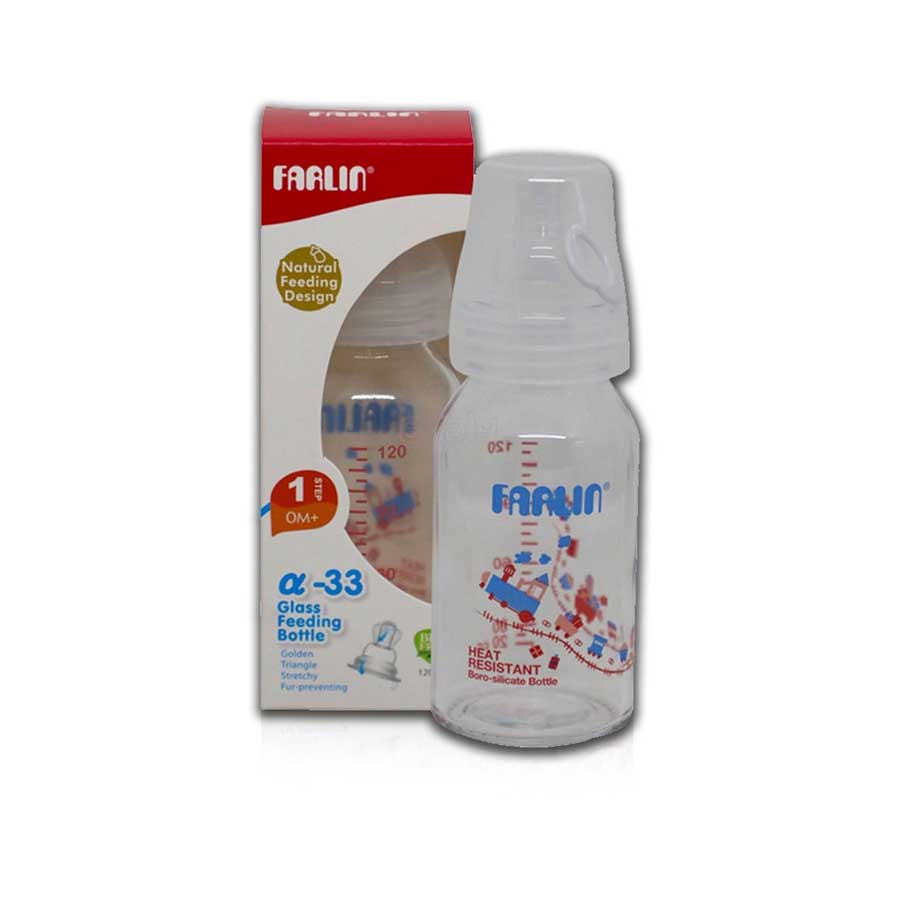 Farlin MomFit Anti-Colic Baby Feeder From 0+ Months (Glass) 120ml price in Bangladesh | Authentic Product by Shundorjo