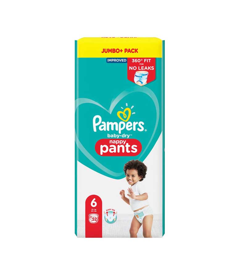 Pampers Baby Dry Pant Jumbo 6 (15kg-22kg) 58pcs price in Bangladesh | Authentic Product by Shundorjo