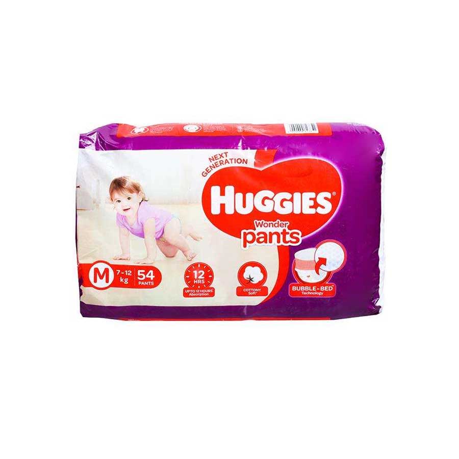Huggies Baby Diaper Wonde Pants M (7-12kg) 54pcs price in Bangladesh | Authentic Product by Shundorjo