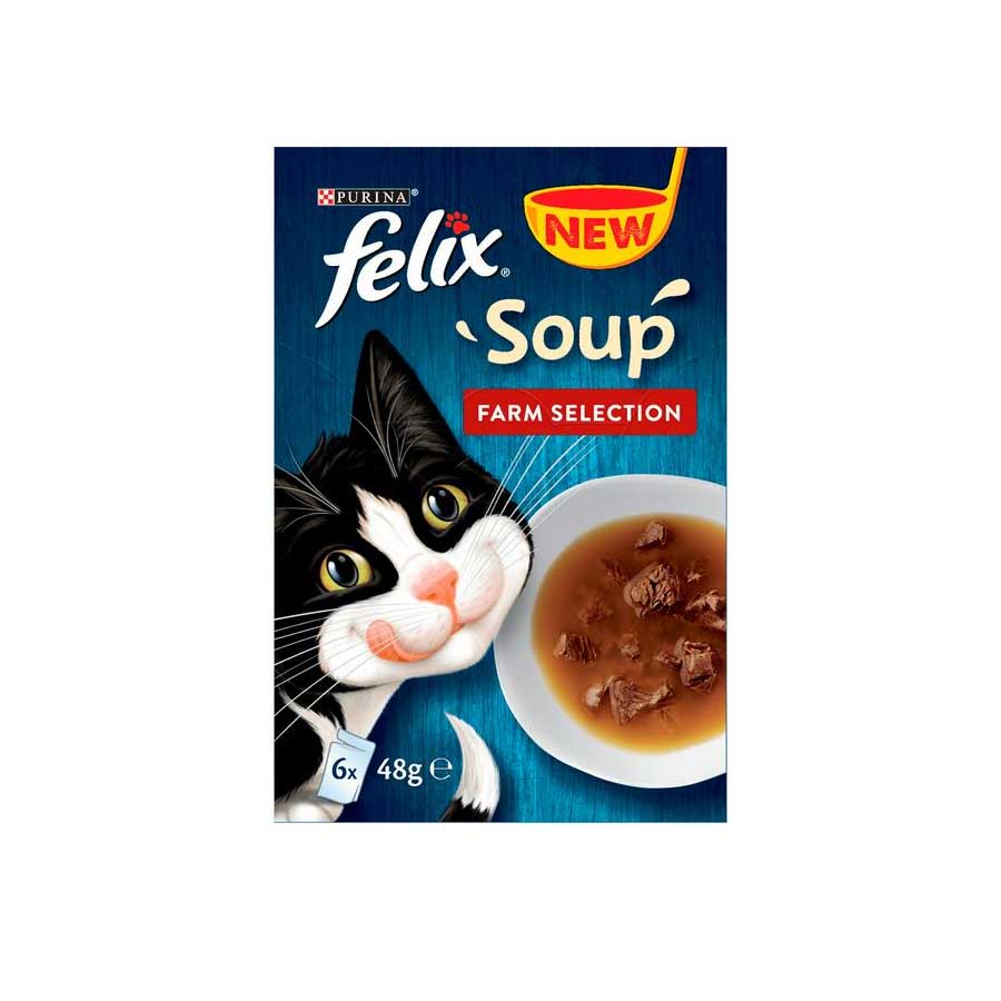 Purina Felix Soup Farm Selection 6x48gm price in Bangladesh | Authentic Product by Shundorjo