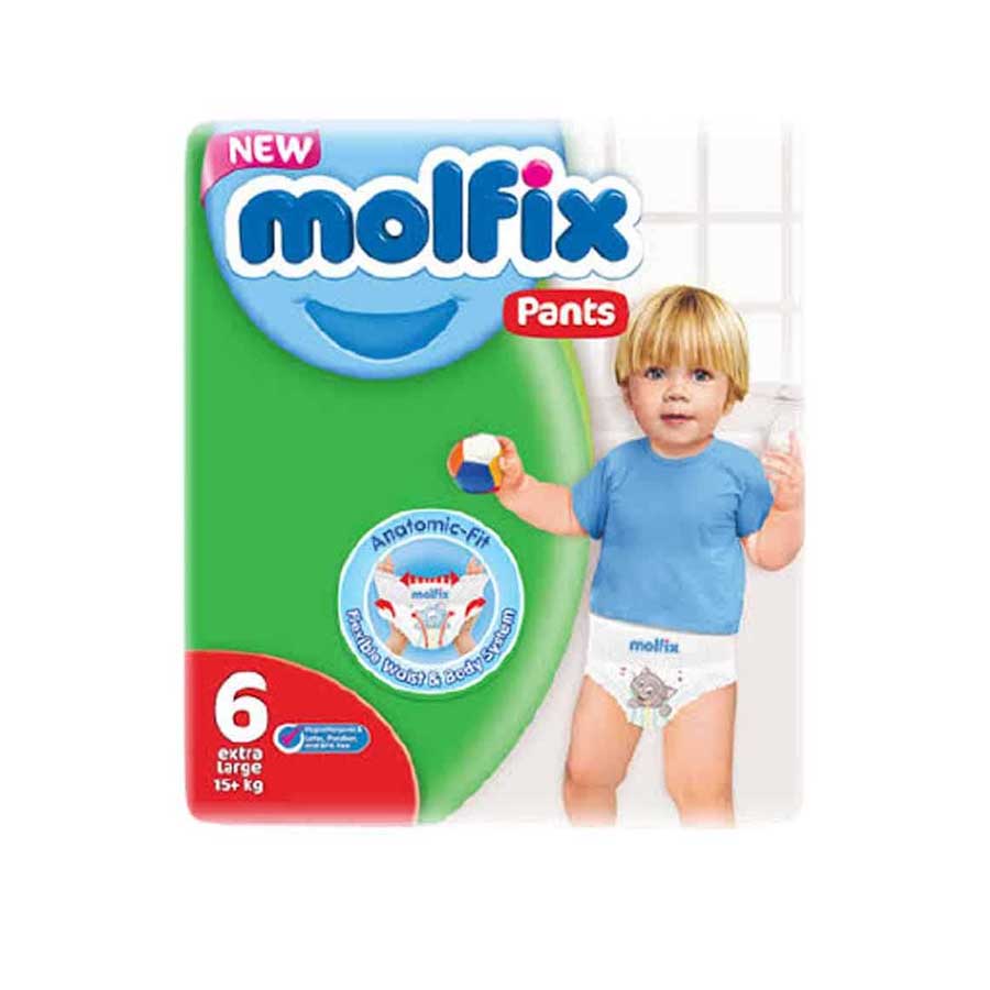 Molfix Baby Diaper Pants Extra Large 6  (15+kg) 19pcs price in Bangladesh | Authentic Product by Shundorjo