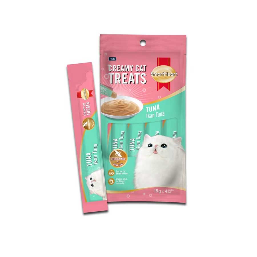 Smartheart Lickable Creamy Cat Treat Tuna Flavor 60gm price in Bangladesh | Authentic Product by Shundorjo