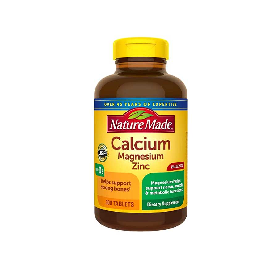 Nature Made Calcium Magnesium Oxide Zinc with Vitamin D3 300 Tablets price in Bangladesh | Authentic Product by Shundorjo