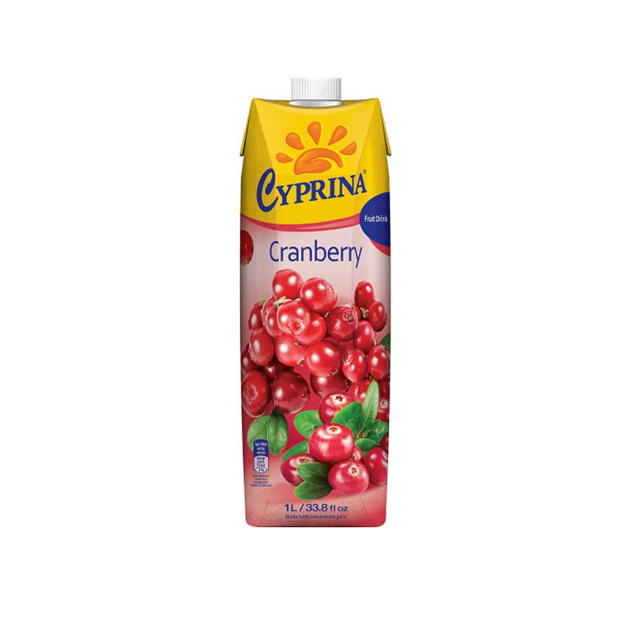 Cyprina Cranberry Juice Fruit Drink 100% Natural 1ltr price in Bangladesh | Authentic Product by Shundorjo