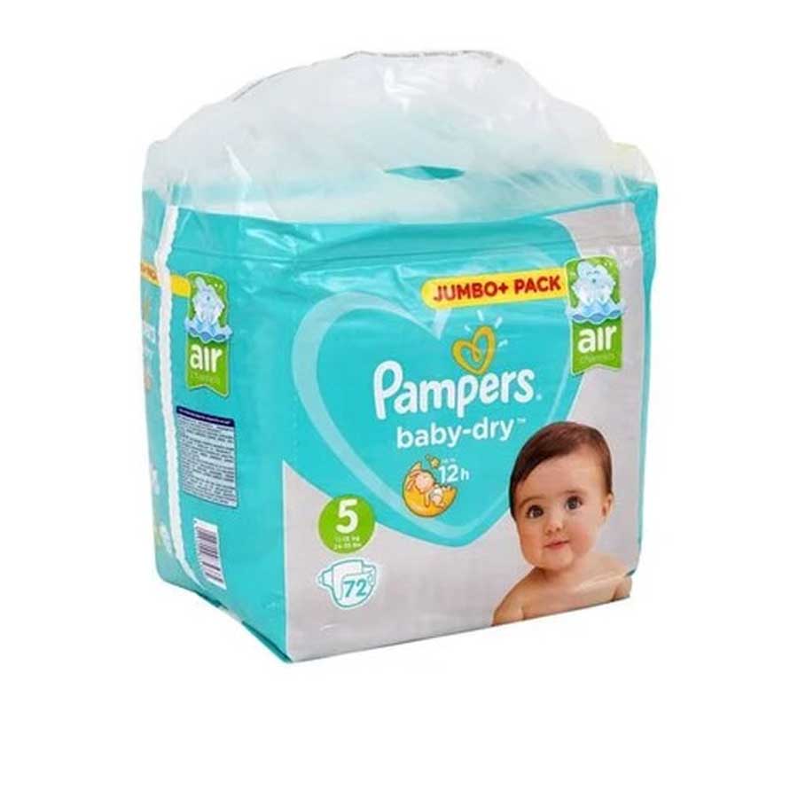 Pampers Baby Dry 5 Jumbo Plus Belt (11–16kg) 72pcs price in Bangladesh | Authentic Product by Shundorjo