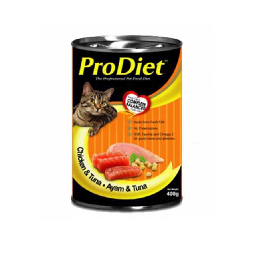 ProDiet Adult Cat Can Food Chicken and Tuna 400gm price in Bangladesh | Authentic Product by Shundorjo