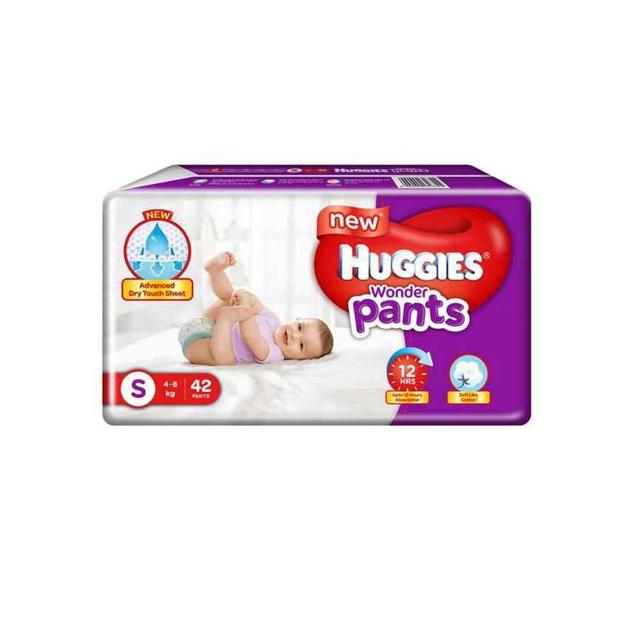Huggies Baby Diaper Wonder Pants S (4-8kg) 42pcs price in Bangladesh | Authentic Product by Shundorjo