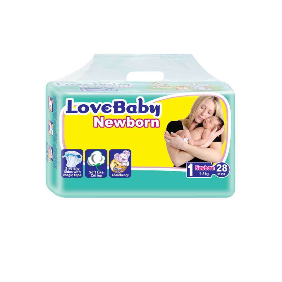 LoveBaby Diaper Belt New Born (2-5kg) 28pcs price in Bangladesh | Authentic Product by Shundorjo