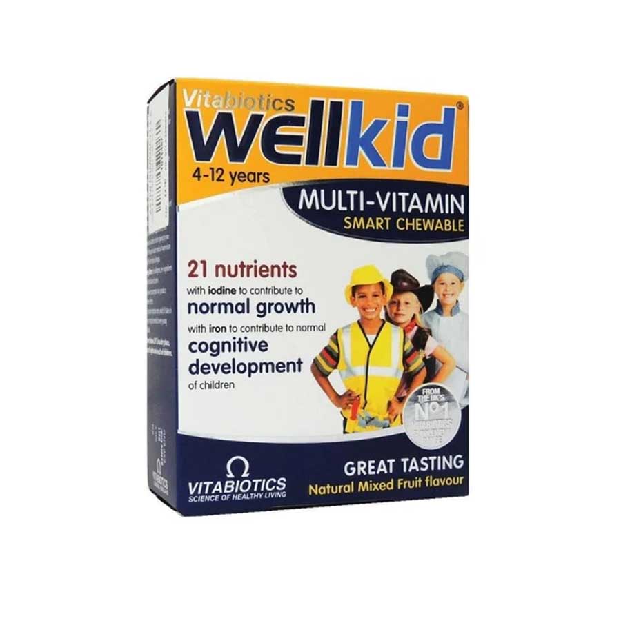 Vitabiotics WellKid MultiVitamin Smart Chewable 30 Tablets price in Bangladesh | Authentic Product by Shundorjo