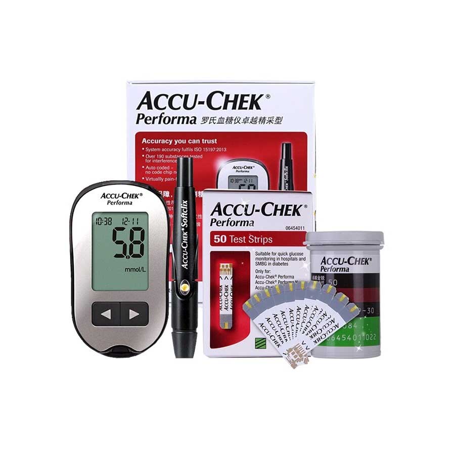 Accu Chek Performa Blood Glucose Meter With 10 Strips price in Bangladesh | Authentic Product by Shundorjo