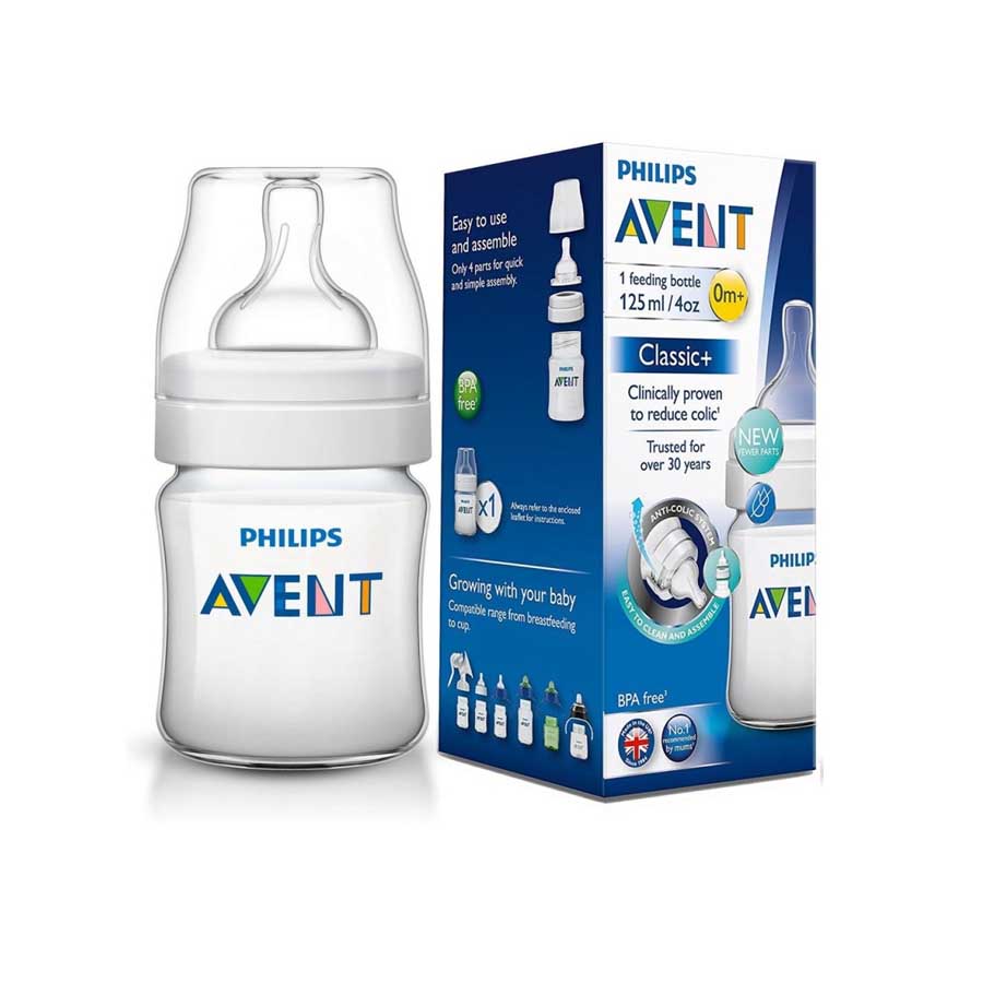 Philips Avent Anti Colic Plastic Feeder From 0+ Months 125ml price in Bangladesh | Authentic Product by Shundorjo