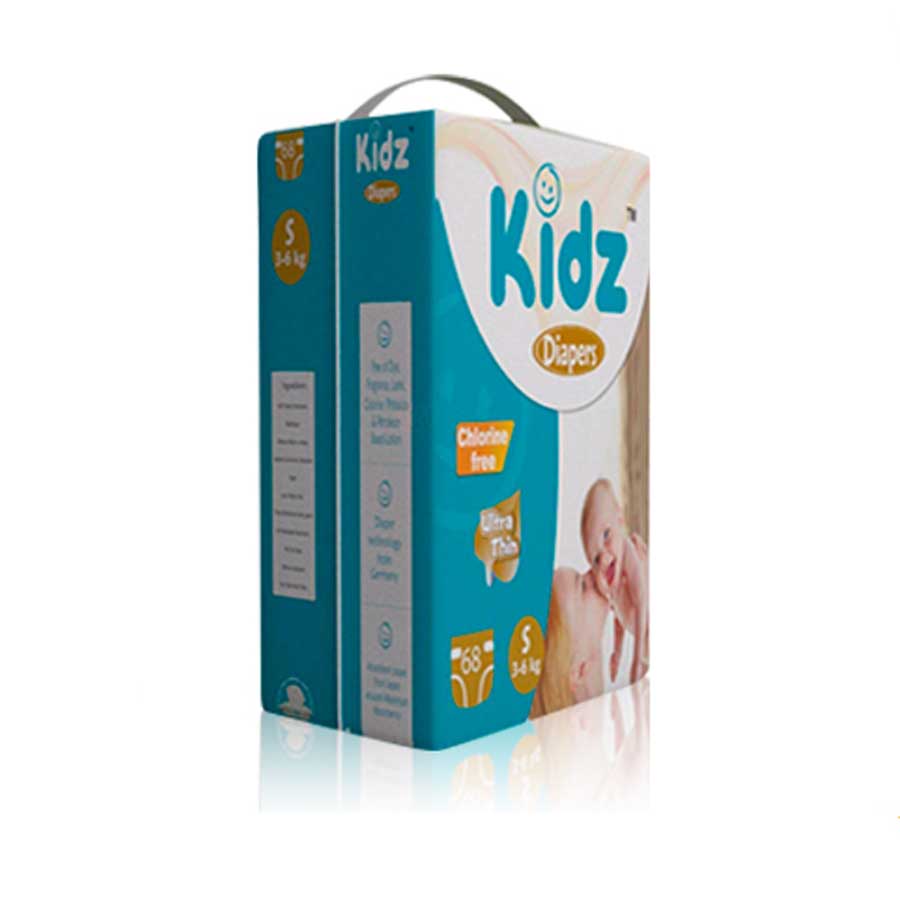Kidz Ultra Thin Baby Pants Diaper S (3-6kg) 68pcs price in Bangladesh | Authentic Product by Shundorjo