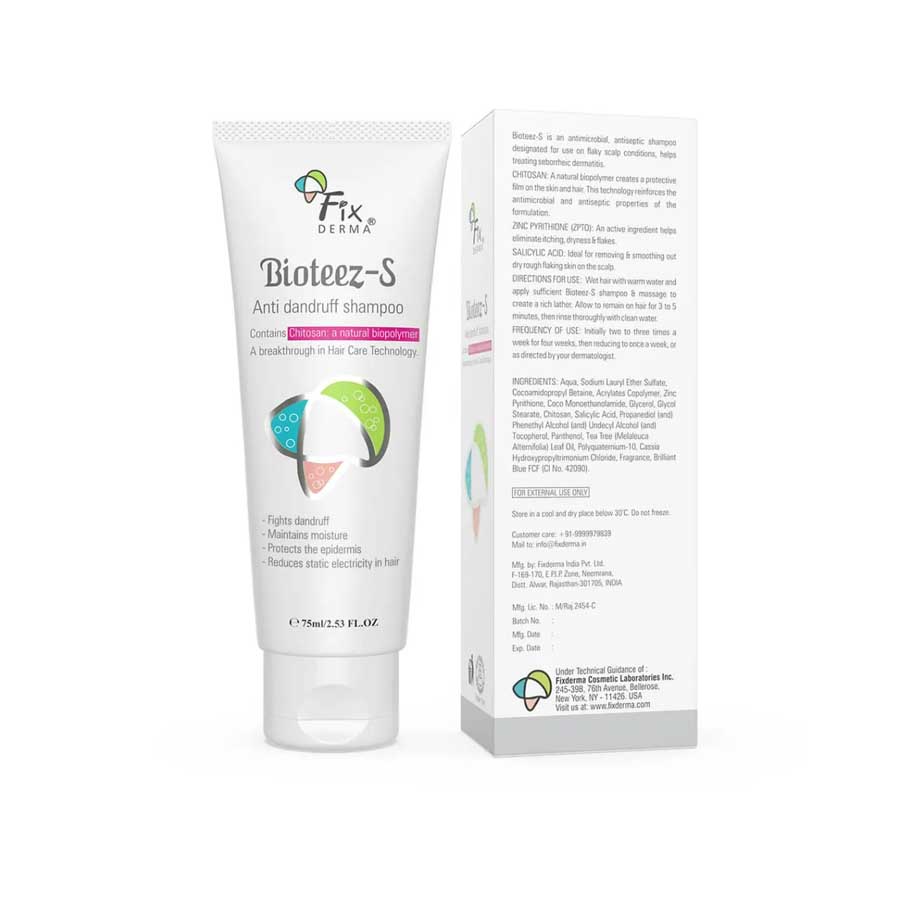 Fixderma Bioteez S Anti Dandruff Shampoo 75ml price in Bangladesh | Authentic Product by Shundorjo
