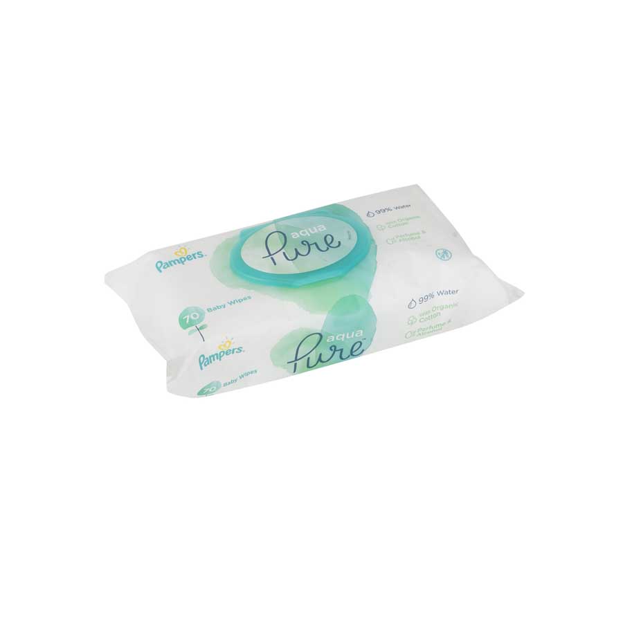 Pampers Aqua Pure Sensitive Baby Wipes 70pcs price in Bangladesh | Authentic Product by Shundorjo