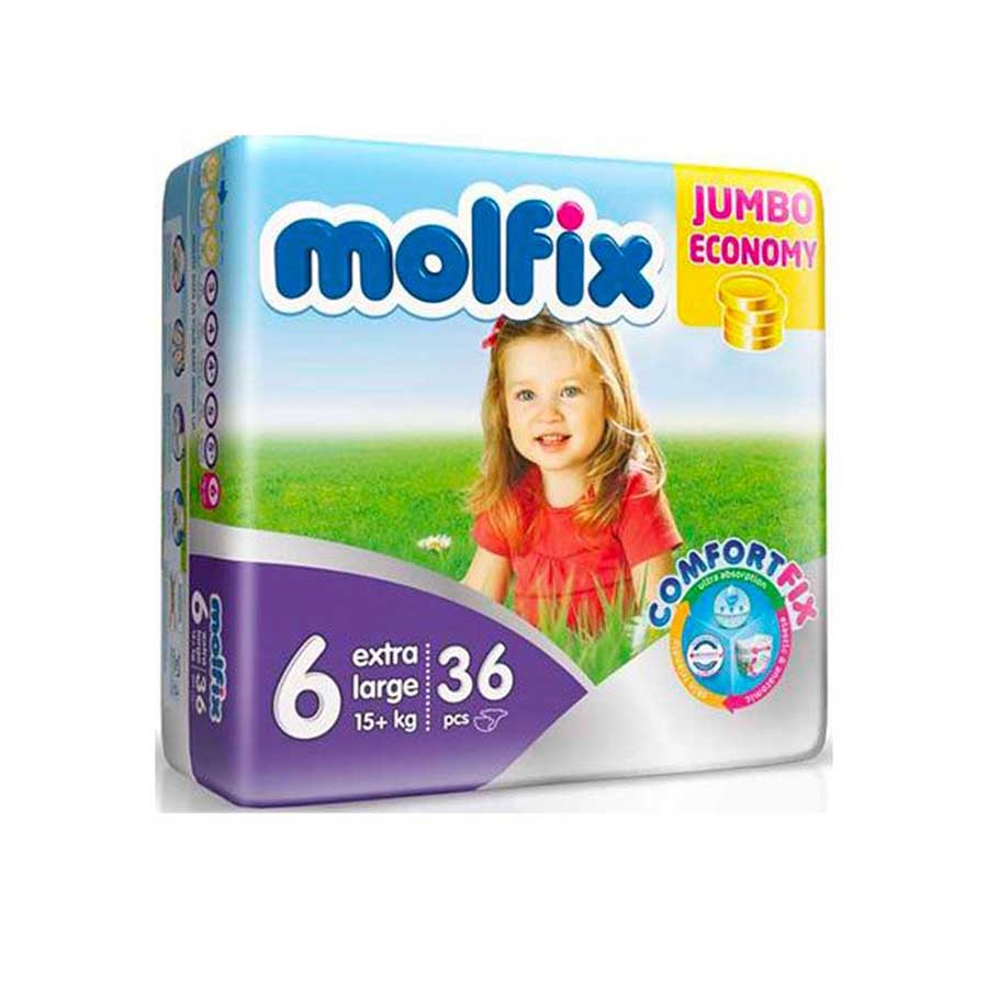 Molfix Baby Diaper Belt 6 Extra Large (15+kg) 36pcs price in Bangladesh | Authentic Product by Shundorjo
