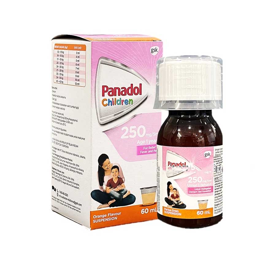 Panadol Suspension 1 Year Plus Old 60ml (250mg/5ml) price in Bangladesh | Authentic Product by Shundorjo