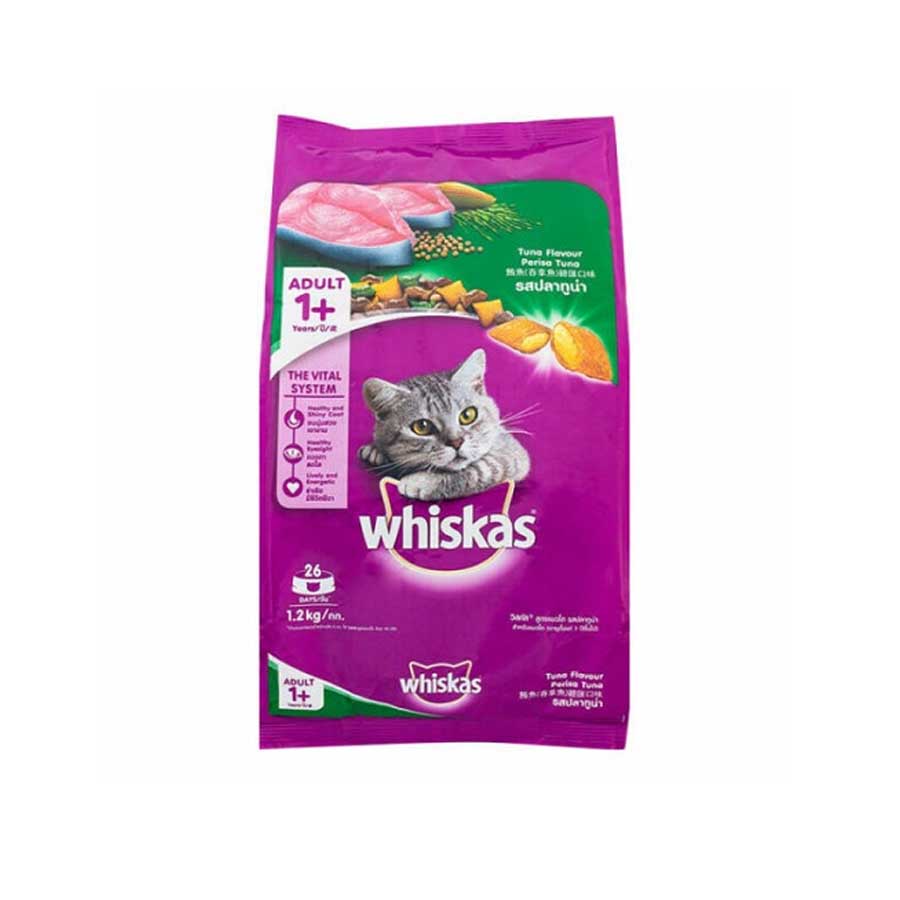 Whiskas Adult Tuna Cat Food Tuna Flavor 1.2kg price in Bangladesh | Authentic Product by Shundorjo