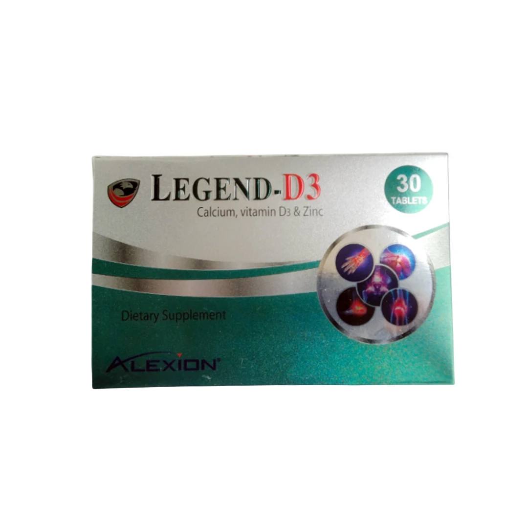 LEGEND D3 30 Tablets – Calcium, Vitamin D3 & Zinc Price in Bangladesh