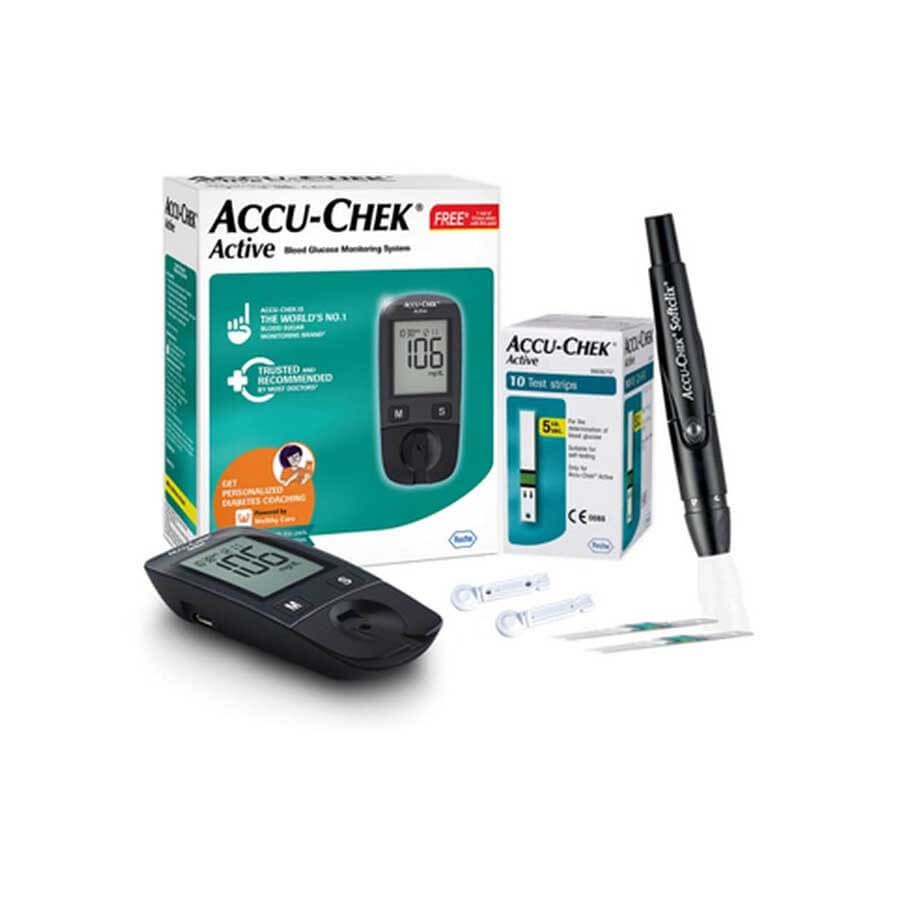 Accu Chek Active Blood Glucose Test Meter price in Bangladesh | Authentic Product by Shundorjo