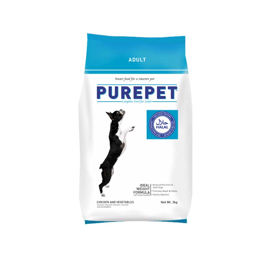 Drools Purepet Adult Dog Food Chicken and Vegetable Adult 3kg price in Bangladesh | Authentic Product by Shundorjo