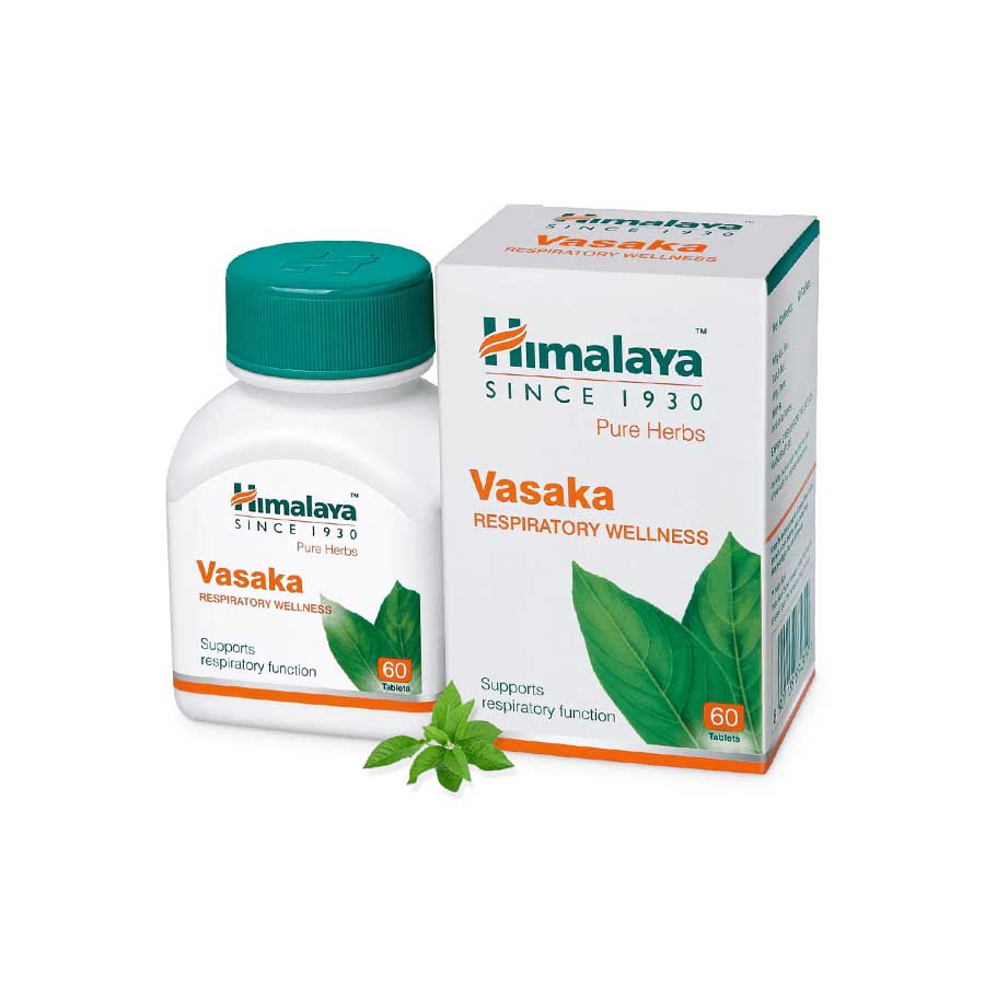 Himalaya Pure Herbs Vasaka Respiratory Wellness Tablet 60's price in Bangladesh | Authentic Product by Shundorjo