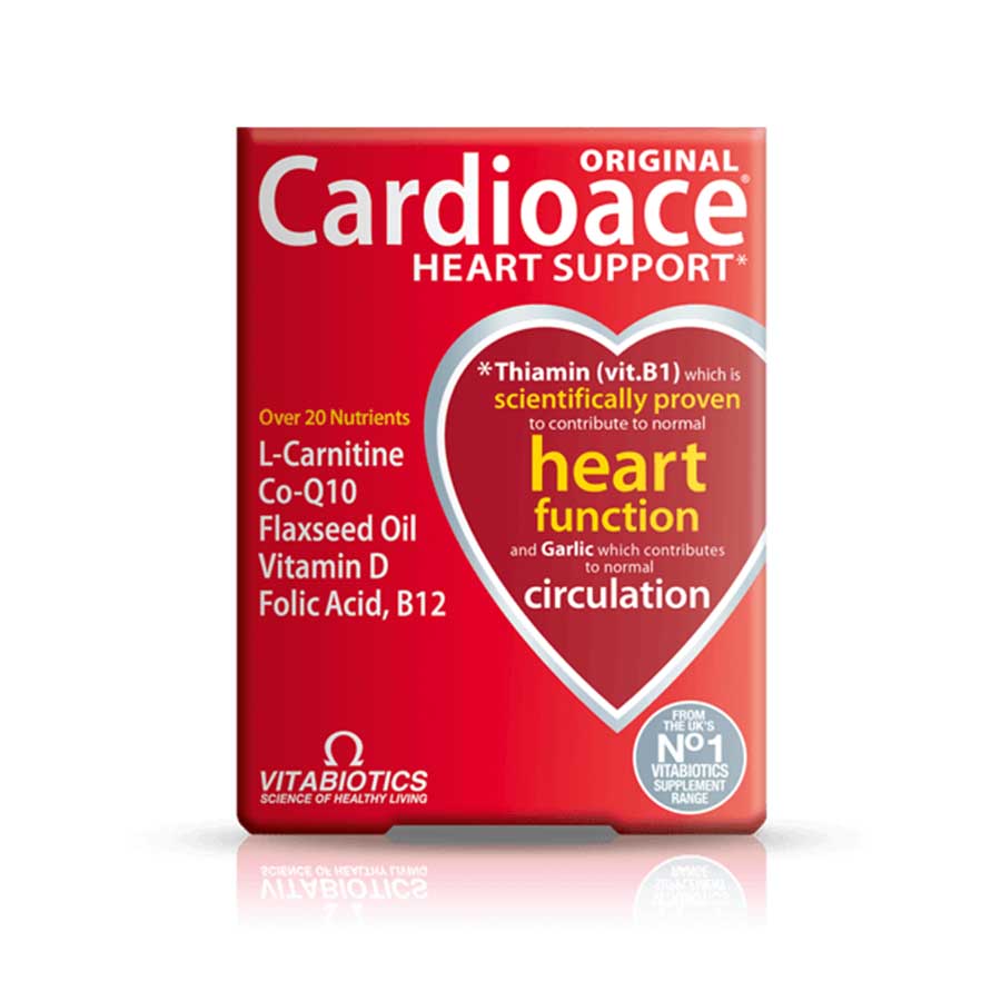 Vitabiotics Cardioace Original For Heart Function 30 Tablets price in Bangladesh | Authentic Product by Shundorjo