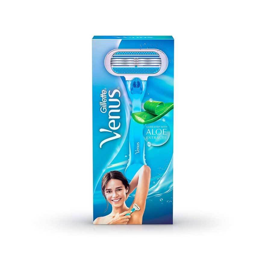 Gillette Venus Hair Removal Razor for Women With Aloe Vera 1 Pc price in Bangladesh | Authentic Product by Shundorjo