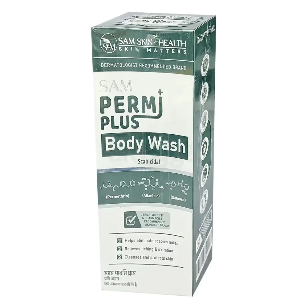 Sam Permi Plus Body Wash (Scabicidal) 200ml
