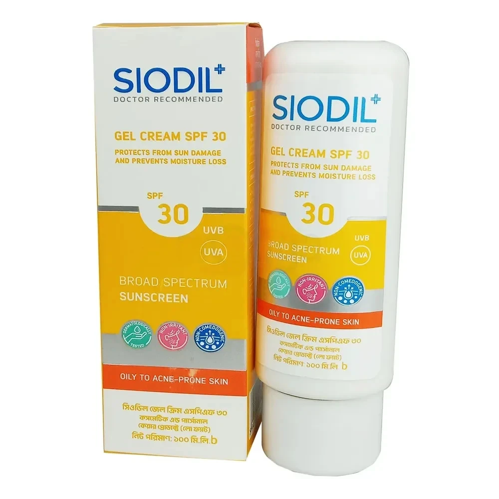 SIODIL Gel Cream SPF 30 100ml price in Bangladesh | Authentic Product by Shundorjo