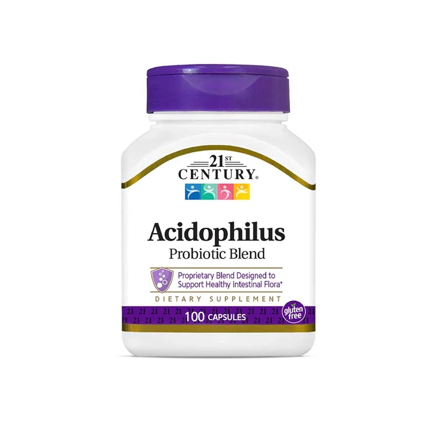 21st Century Acidophilus Probiotic Blend 100 Capsules price in Bangladesh | Authentic Product by Shundorjo