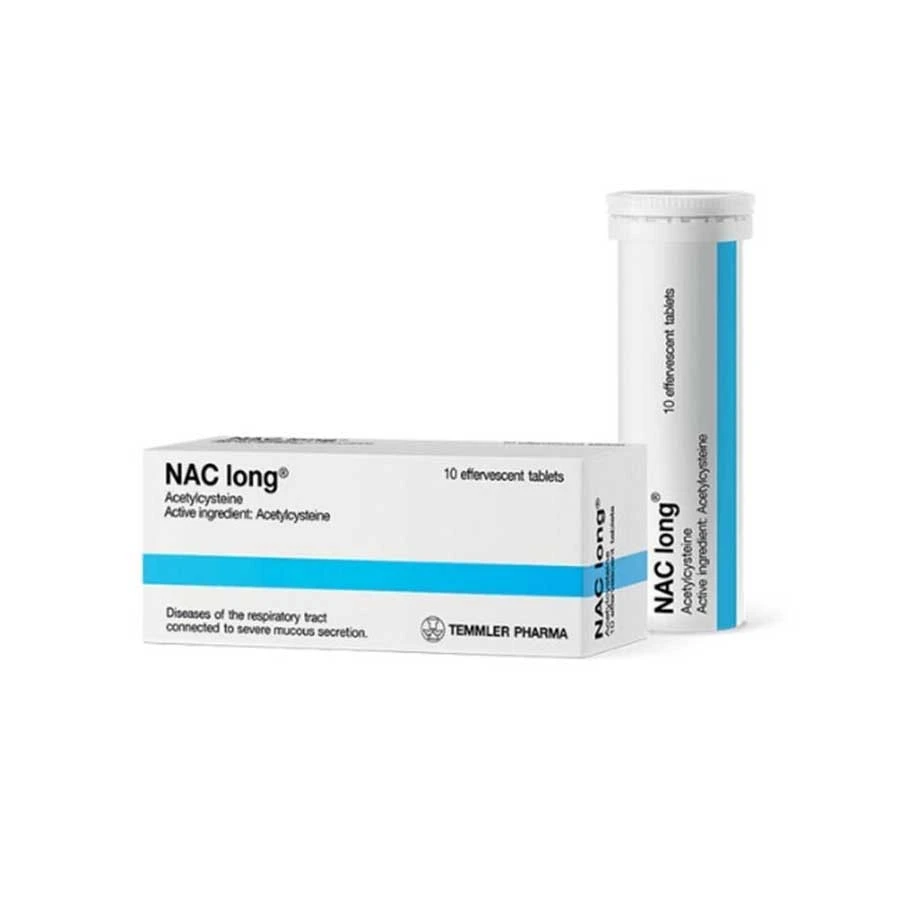 NAC Long Tablet Treats Bronchitis 10s price in Bangladesh | Authentic Product by Shundorjo