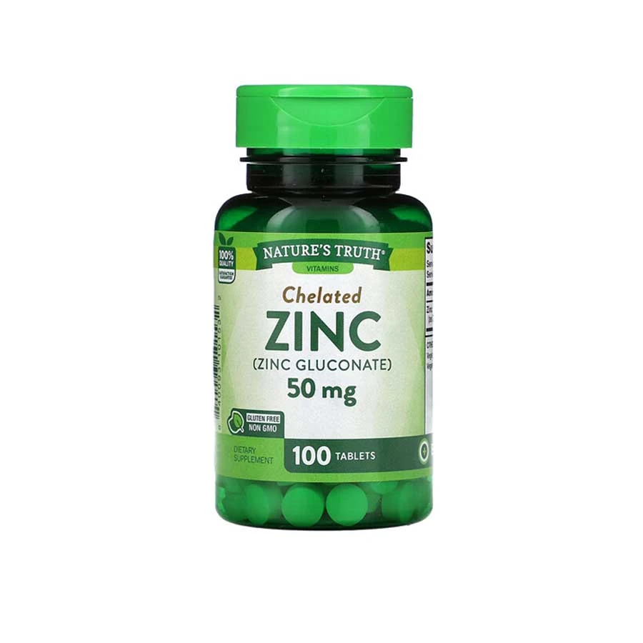 Nature's Truth Chelated Zinc 50mg 100 Tablets price in Bangladesh | Authentic Product by Shundorjo
