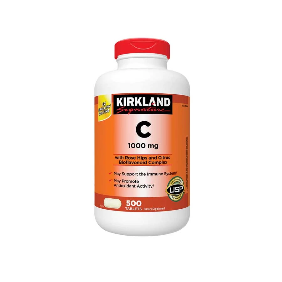 Kirkland Signature Vitamin C 1000mg 500 Tablets