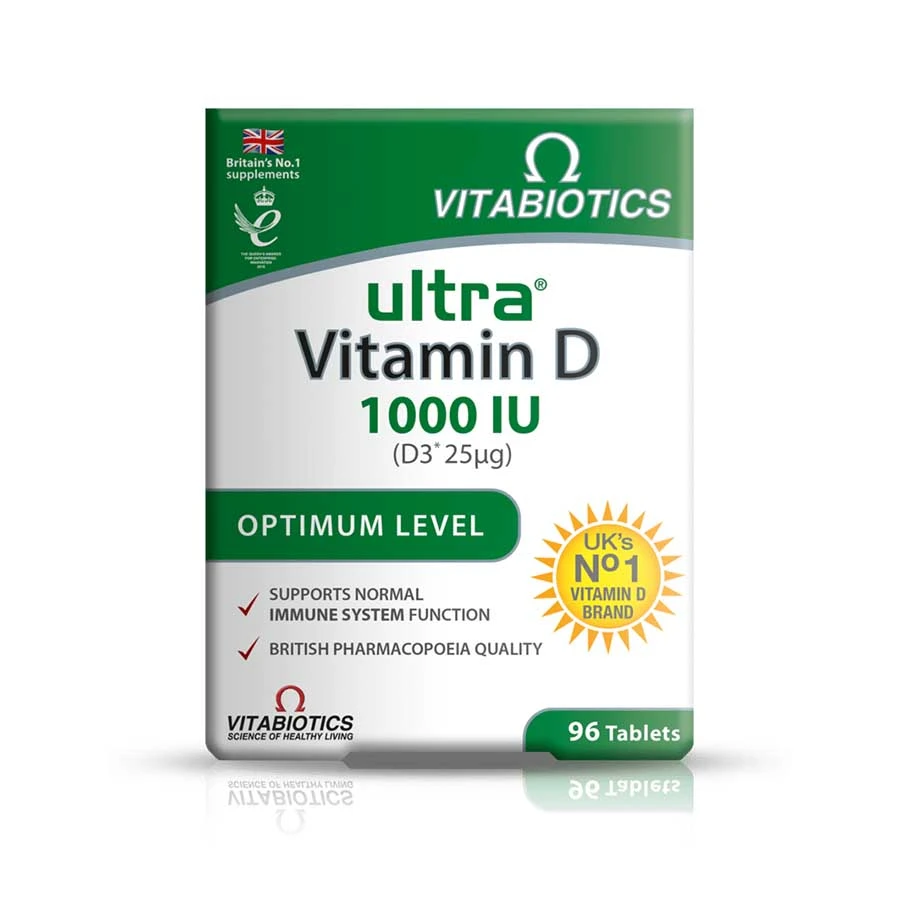 Vitabiotics Ultra Vitamin D 1000IU 96 Tablets price in Bangladesh | Authentic Product by Shundorjo