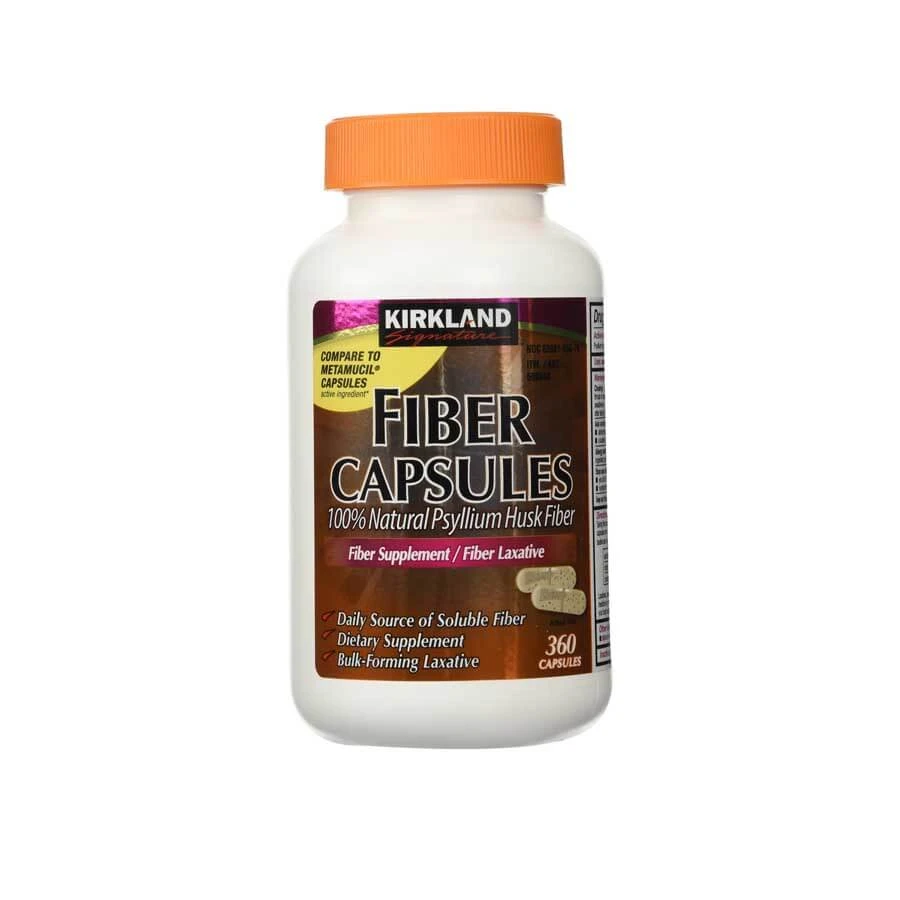 Kirkland Signature Fiber 100% Natural Psyllium Husk Fiber 350 Capsules price in Bangladesh | Authentic Product by Shundorjo